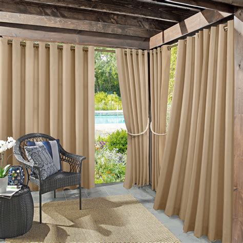 And the best part is that contrary to popular belief, blackout curtains do not have to be black. Sun Zero 1-Panel UV Blocking Reed Indoor / Outdoor Woven ...