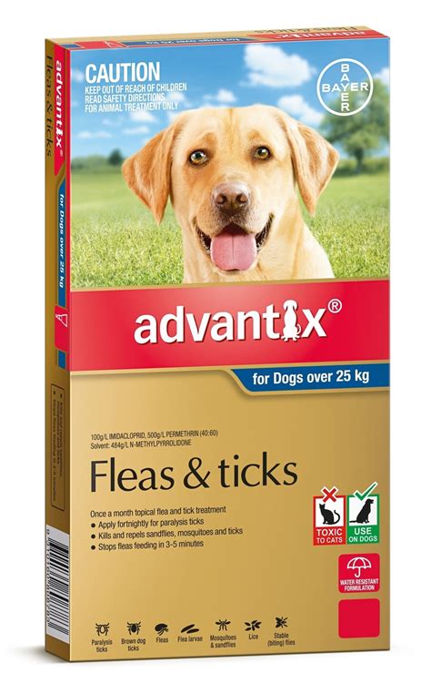 This is why we give them a bath, spray flee repellants everywhere, and do other preventive measures. Advantix Flea & Tick Treatment for Dogs over 25kg | eBay