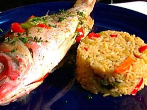 Check the internal temperature of the fish with a meat. Oven Baked Red Snapper Recipe | Food Network
