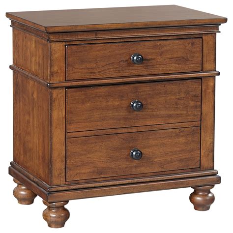 Aspenhome Oxford I07 450 Wbr Transitional 2 Drawer Night Stand With Ac