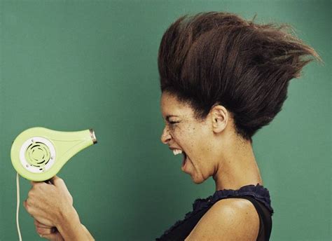 After toweling off wet hair, set your dryer on medium heat and high air speed. The Bloomin' Couch: Simple blow-drying techniques