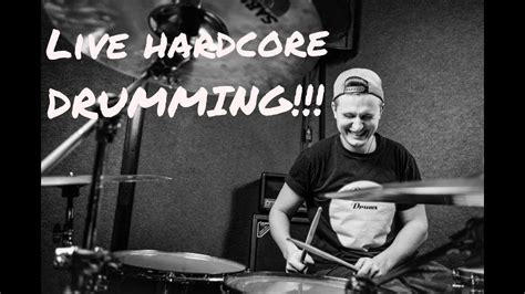 Live Hardcore Punk Drumming In Germany Youtube