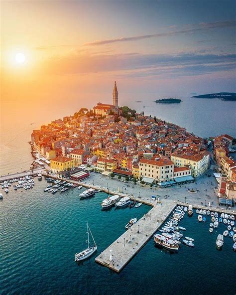 Rovinj Old Town Croatia Travel Tourist Attraction Sightseeing Spots