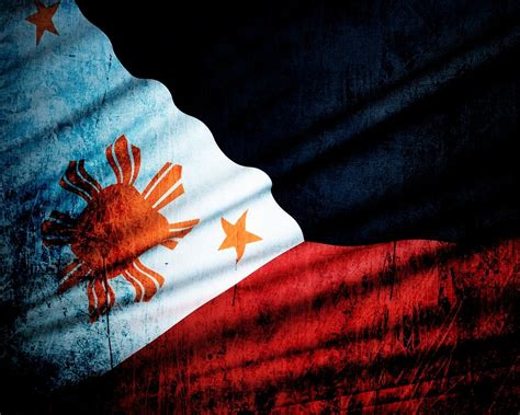 The national flag of the philippines features two equal horizontal bands of blue (top) and red. Philippines Flag Pictures
