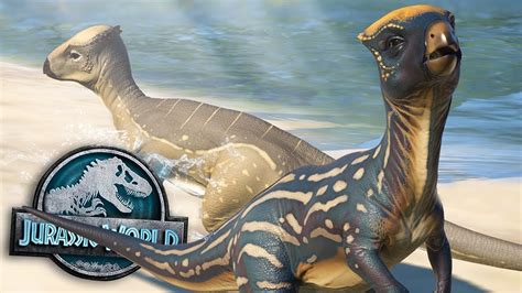 Homalocephales Beach Paradise Atlantis Park Part 1 Jurassic World Evolution Hd Youtube