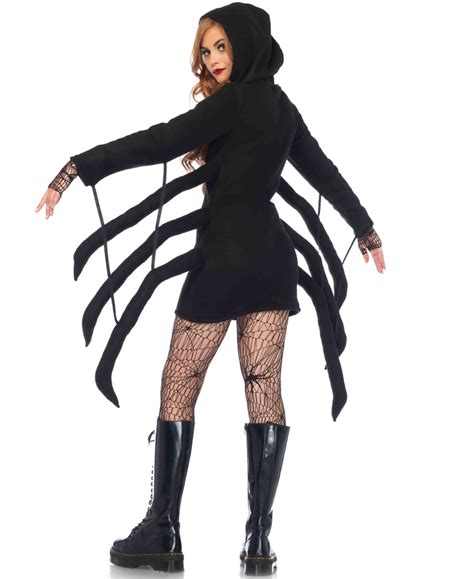 Cozy Black Widow Spider Halloween Costume La 85558