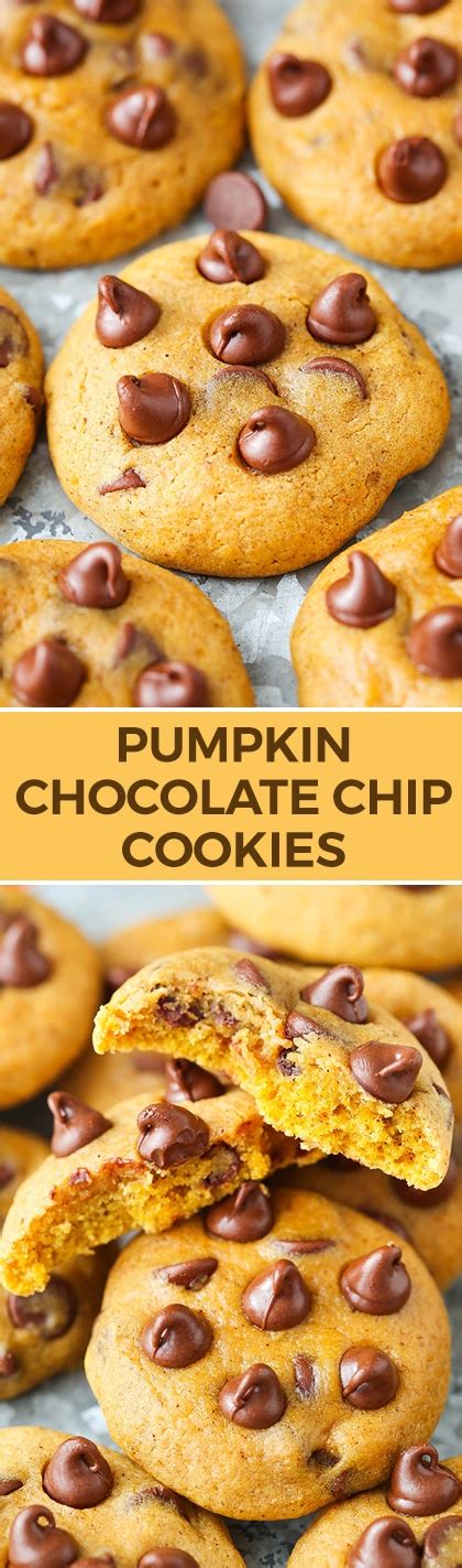 Pumpkin Chocolate Chip Cookies Life Love And Sugar