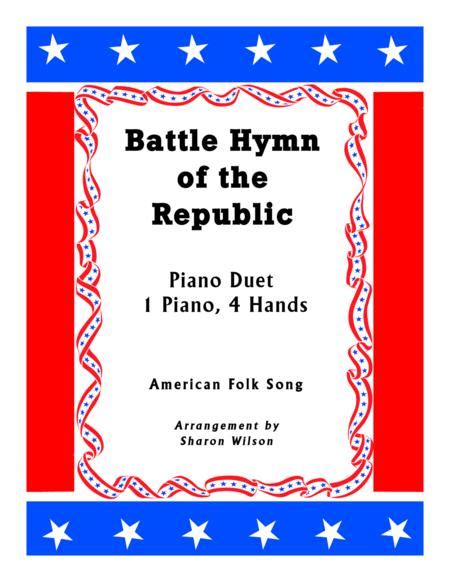 Download Battle Hymn Of The Republic 1 Piano 4 Hands Duet Sheet