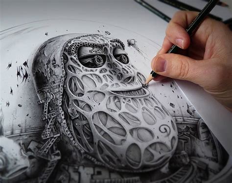 Incredible Pencil Drawings On Paper By Pez Freeyork