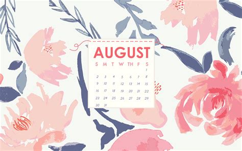 Beautiful August 2020 Desktop Screensaver In 2020 Desktop Calendar