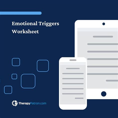 Emotional Triggers Worksheet Editable Fillable Printable Pdf