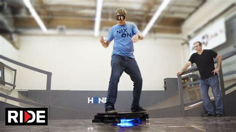 Tony Hawk Rides Worlds First Real Hoverboard — Hendo Hover