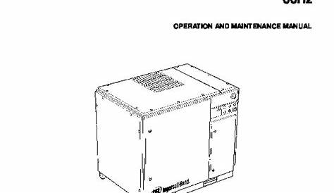 Ingersoll Rand 160 Air Compressor Maintenance Manual