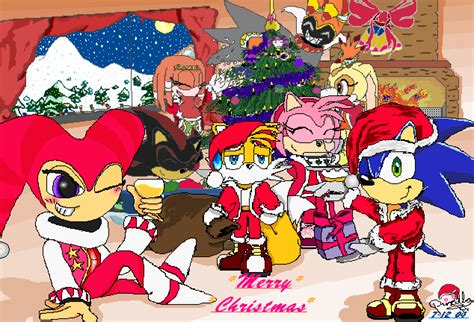Merry Christmas Sonic By Priscillahavenaar On Deviantart