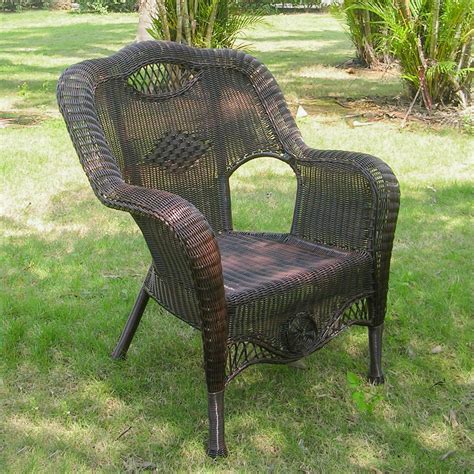 Outdoor wicker recliner chair, automatic adjustable rattan patio, and chaise lounge chairs. Riviera Resin Wicker/Aluminum Outdoor Dining Chair ...