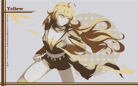 Wallpaper Drawing Illustration Anime Cartoon Rwby Yang Xiao Long