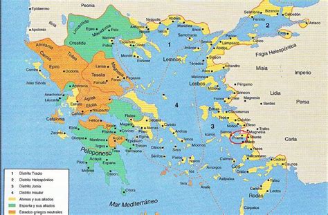 Mapa Grecia Antigua