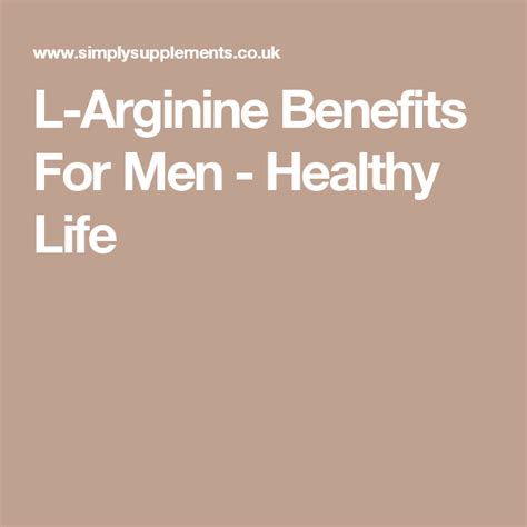 L Arginine Benefits For Men Arginine Benefits L Arginine Benefits L Arginine