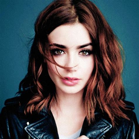 Pin By Effie Snow On Hair Tips Lily Collins Hair Hair Color For