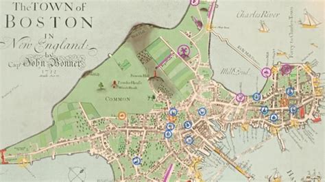 How Geography Shaped The Lives Of Colonial Bostonians Interactive Map Pbs Learningmedia