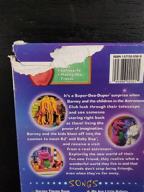 Barney Barney In Outer Space Vhs 1998 45986020215 Ebay