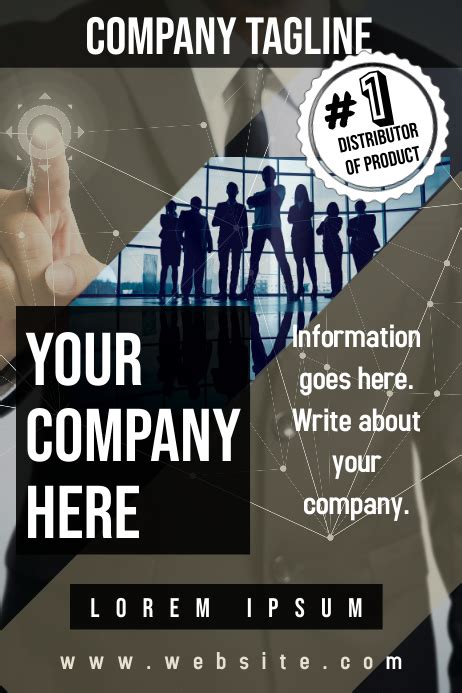 Corporate Promotional Poster Template Postermywall