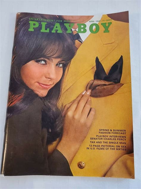 Vtg Playboy Magazine Back Issue April 1968 Playmate Gaye Rennie EBay