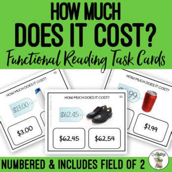Feb 05, 2019 · gift card values from $250.00 to $349.99 have a $5.95 fee. How Much Does It Cost? Field of 2 Task Cards | TpT