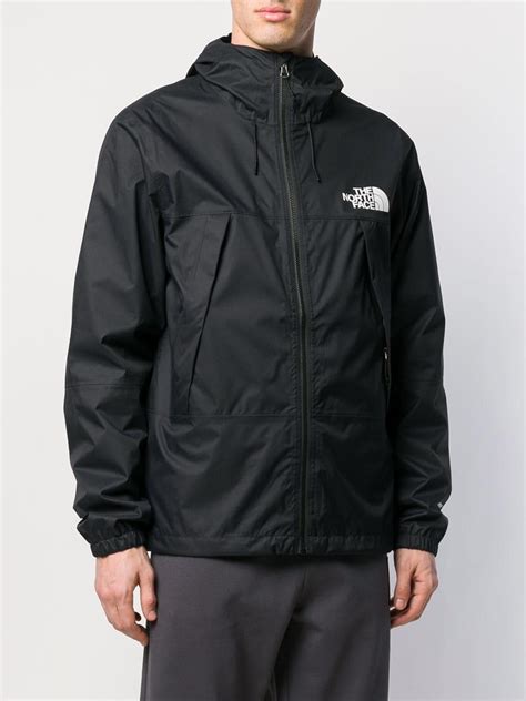 The North Face Lightweight Hooded Rain Jacket In Black For Men Lyst