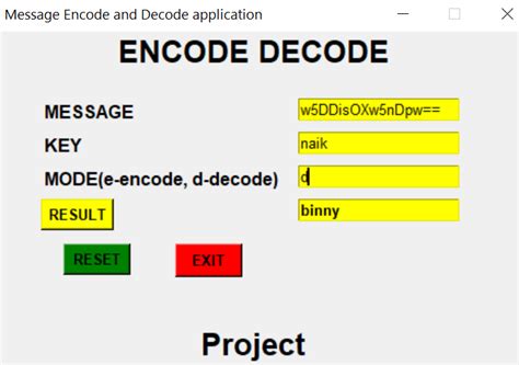 Encode Decode