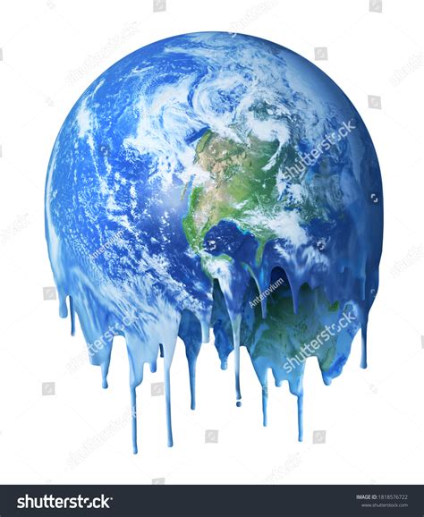 Global Warming Earth Melting