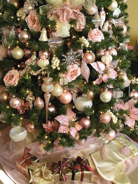 Pretty In Pink Christmas Tree Okay Fine Rose Gold Laurel Home