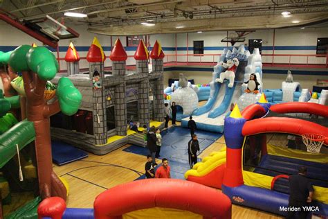 Bounce House Fun for Meriden YMCA members