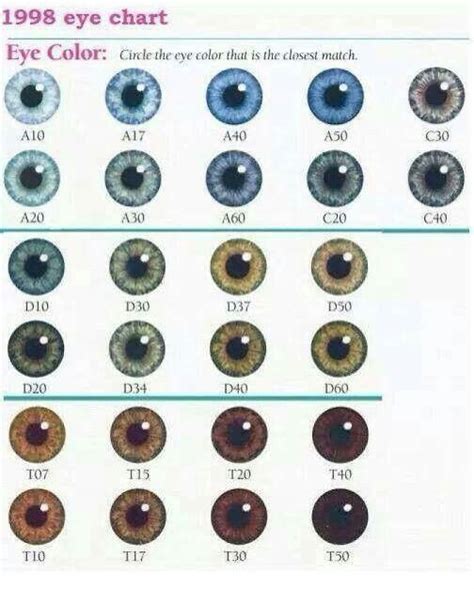 Eye Color Charts에 있는 Chirp님의 핀 눈 색깔 인형 눈 눈
