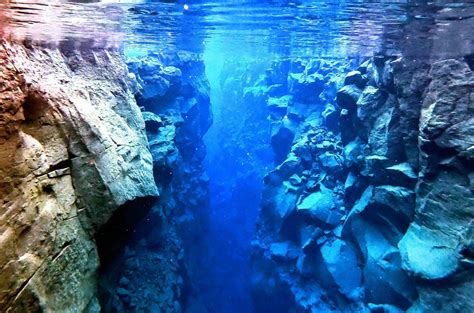 🔥 “the Silfra Rift” In Iceland Sits Between The North American And Eurasian Tectonic Plates It