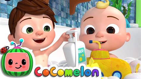 Bath Song Cocomelon And Baby Songs Moonbug Kids Youtube
