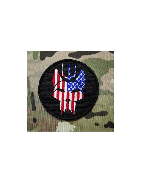 Patch Bravo Team Navy Seals Usa Flag