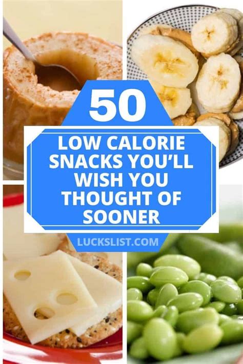 50 Low Calorie Snacks You’ll Wish You Thought Of Sooner - Lucks List