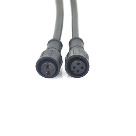 2 Pin Ip67 Waterproof Electrical Quick Connectors Wire To Wire Plug