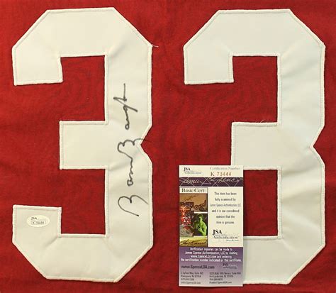 Sammy Baugh Signed Redskins Jersey Jsa Coa Pristine Auction