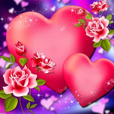 Anniversary pictures, anniversary images, anniversary photos, anniversary comments. Roses and hearts | Heart wallpaper, Hearts and roses ...
