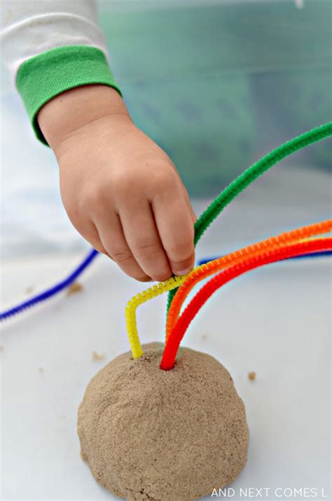 Kinetic Sand Rainbow Activity For Preschoolers And Next Comes L