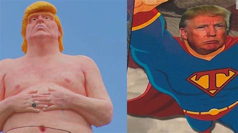 Super Trump And Naked Trump Both Halting Traffic CNN Video