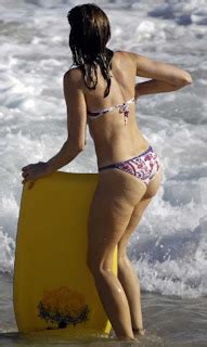 Softly Temperature Stephanie Seymour Showcased Her White Polka Dot Bikini Bottom In St Barth