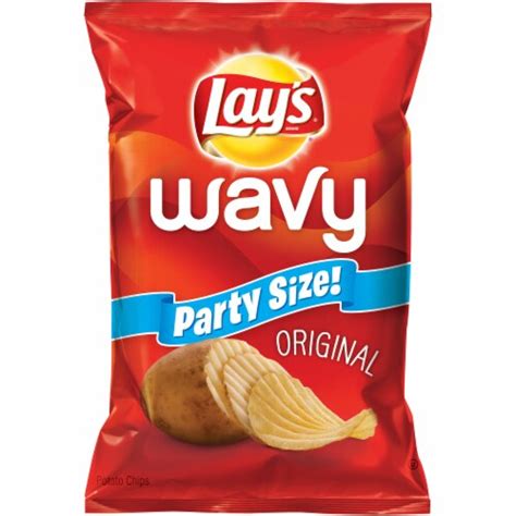 Lays Wavy Original Potato Chips Party Size 1375 Oz Kroger