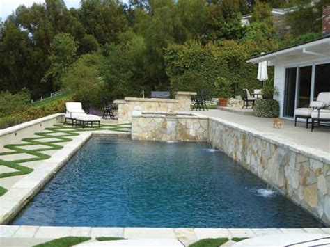 Natural Stone In Swimming Pools Mark Corporation