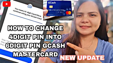 Paano Mag Palit Ng Gcash Digit Pin Into Digit Pin Gcash Mastercard