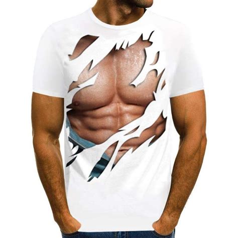 fashion personality 3d digital printing men t shirt mens tshirts muscle t shirts mens outfits