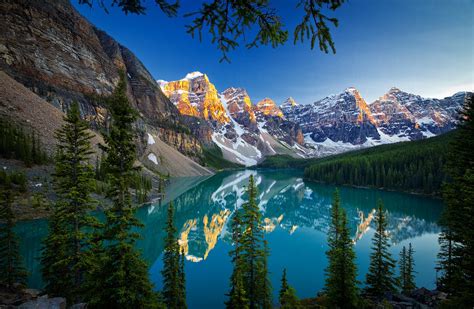 784034 Canada Lake Mountains Scenery Rare Gallery Hd Wallpapers