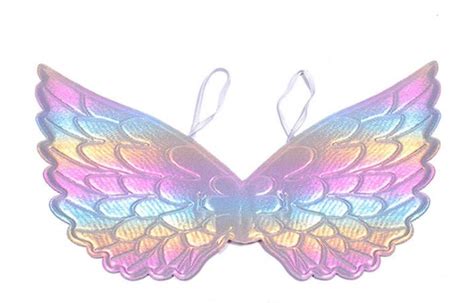 Angel Fairy Rainbow Wings Fancy Dress Wing Halloween Wedding Birthday
